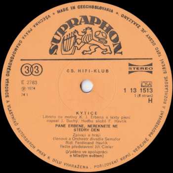 3LP/Coffret Jiří Suchý: Kytice (3xLP + BOX + BOOKLET)