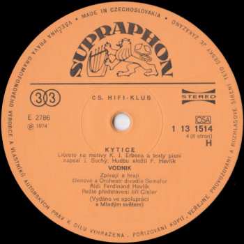 3LP/Coffret Jiří Suchý: Kytice (3xLP + BOX + BOOKLET)