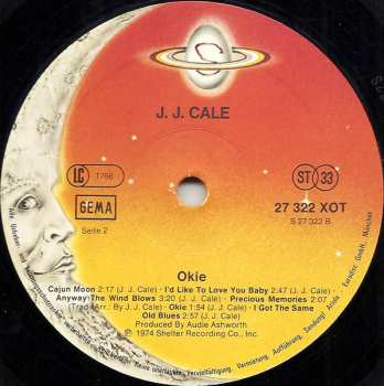 LP J.J. Cale: Okie