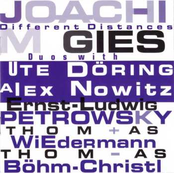 Album Joachim Gies: Different Distances