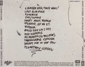 CD Joady Guthrie: Spys On Wall St