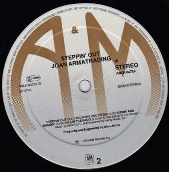 LP Joan Armatrading: Steppin' Out