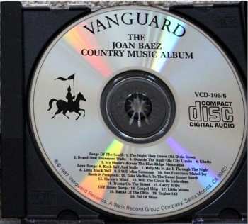 CD Joan Baez: The Joan Baez Country Music Album