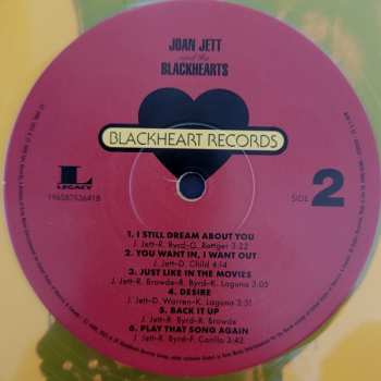LP Joan Jett & The Blackhearts: Up Your Alley LTD | CLR