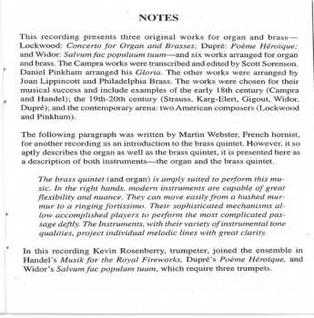 CD The Philadelphia Brass: Joan Lippincott & Philadelphia Brass