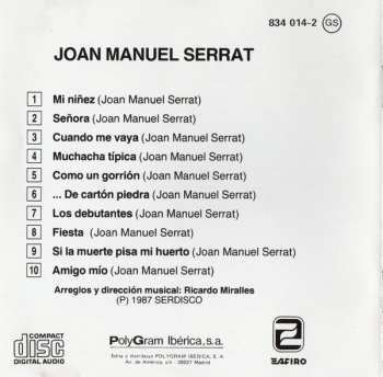 CD Joan Manuel Serrat: Joan Manuel Serrat (Mi Niñez)
