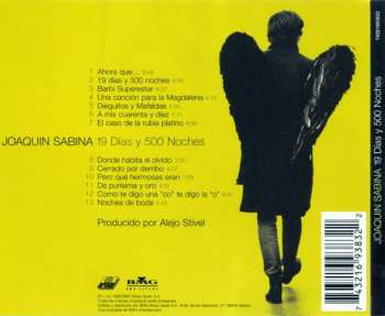 CD Joaquín Sabina: 19 Días Y 500 Noches