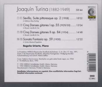 CD Joaquin Turina: Sevilla / Cinq Danses Gitanes I/II / Sonata Fantasía
