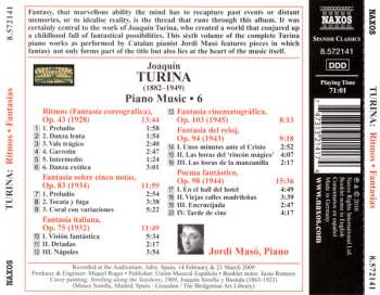 CD Joaquin Turina: Ritmos • Fantasias (Piano Music • 6)