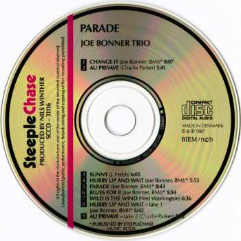 CD Joe Bonner Trio: Parade