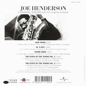 5CD/Coffret Joe Henderson: 5 Original Albums