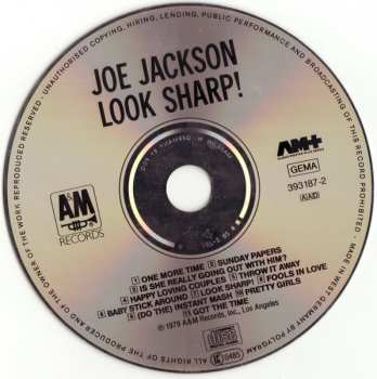 CD Joe Jackson: Look Sharp!