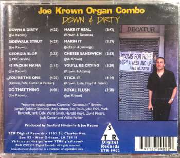 CD Joe Krown Organ Combo: Down & Dirty