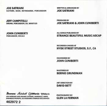 CD Joe Satriani: Not Of This Earth