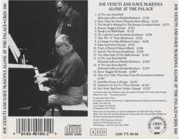 CD Joe Venuti: Alone At The Palace