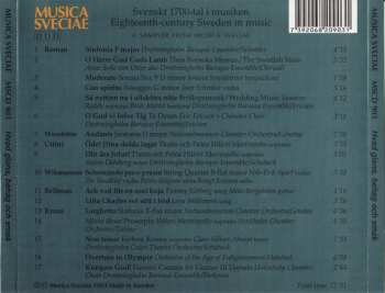 CD Joseph Martin Kraus: Hvad Glans, Behag Och Smak (Svenskt 1700-tal I Musiken = Eighteenth-century Sweden In Music)