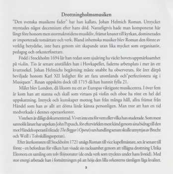 CD Anthony Halstead: Drottningholmsmusiken / Lilla Drottningholmsmusiken