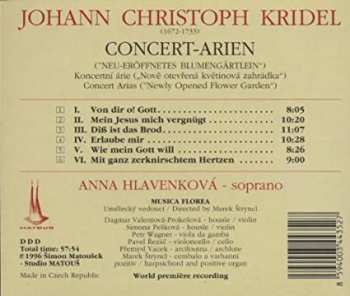 CD Musica Florea: Kridel - Concert-Arien