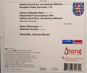 CD Johann Sebastian Bach: Violin Concertos; Bach: Harpsichord transcriptions