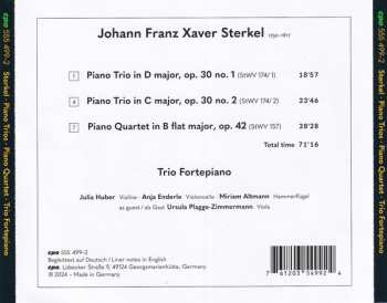 CD Johann Franz Xaver Sterkel: Piano Quartet ● 2 Piano Trios