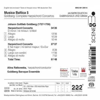 SACD Johann Gottlieb Goldberg: Harpsichord Concertos