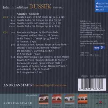 2CD/Coffret Andreas Staier: Sonatas (Fantasia And Fugue)