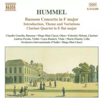 Bassoon Concerto In F Major / Introduction, Theme And Variations / Clarinet Quartet In E Flat Major