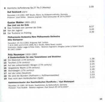 6CD/Coffret Johann Sebastian Bach: A Poet Among Tenors LTD