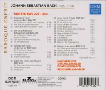 CD Johann Sebastian Bach: Motets BWV 225-230