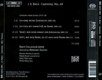 SACD Johann Sebastian Bach: Cantatas 49: ►156 ►159 ►171►188 ( Ich Habe Meine Zuversicht)