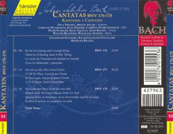 CD Johann Sebastian Bach: Cantatas BWV 176-178