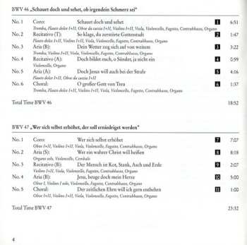 CD Johann Sebastian Bach: Cantatas BWV 46-48