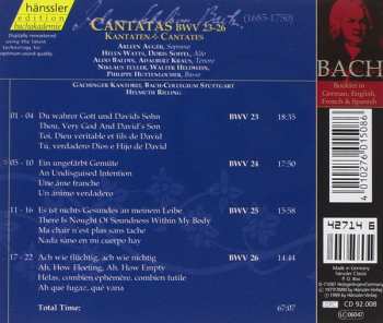 CD Johann Sebastian Bach: Cantatas vol 8 BWV 23-26
