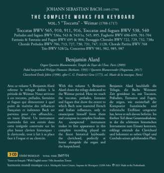 3CD/Coffret Johann Sebastian Bach: The Complete Works For Keyboard 5: "Weimar 1708-1717" - Toccatas & Fugues