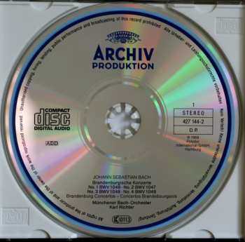 2CD Johann Sebastian Bach: Brandenburg Concertos / Concertos BWV 1055 & 1060