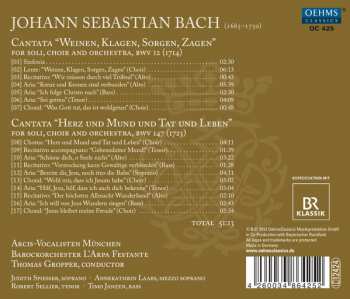 CD Johann Sebastian Bach: Cantata "Weinen, Klagen, Sorgen, Zagen" BWV 12 / Cantata "Herz Und Mund Und Tat Und Leben" BWV 147