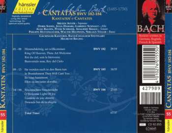 CD Johann Sebastian Bach: Cantatas BWV 182-184
