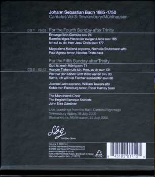 2CD Johann Sebastian Bach: Cantatas Vol. 03: Tewkesbury / Mühlhausen