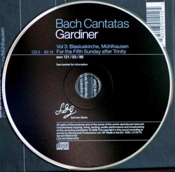 2CD Johann Sebastian Bach: Cantatas Vol. 03: Tewkesbury / Mühlhausen