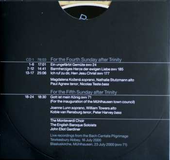 2CD Johann Sebastian Bach: Cantatas Vol. 03: Tewkesbury / Mühlhausen