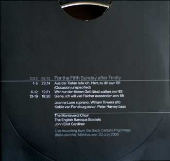 2CD Johann Sebastian Bach: Cantatas Vol. 03: Tewkesbury / Mühlhausen
