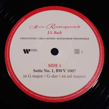4LP/Coffret Johann Sebastian Bach: J.S. Bach Cello Suites DLX
