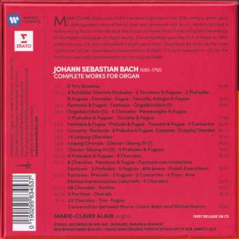 15CD/Coffret Johann Sebastian Bach: Complete Works For Organ