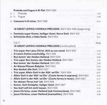 15CD/Coffret Johann Sebastian Bach: Complete Works For Organ