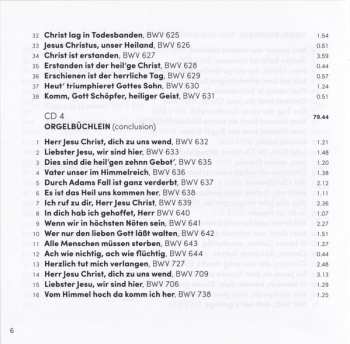 15CD/Coffret Johann Sebastian Bach: Complete Works For Organ