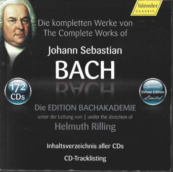 172CD/Coffret Johann Sebastian Bach: Die Kompletten Werke Von Johann Sebastian Bach (Edition Bachakademie)