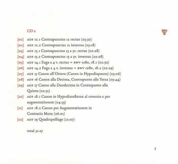 2CD Johann Sebastian Bach: Die Kunst Der Fuge