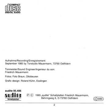 CD Johann Sebastian Bach: Glanzlichter Für Trompete Und Orgel Aus Der Basilika Ottobeuren