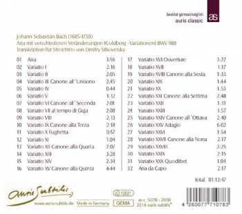 CD Johann Sebastian Bach: Goldberg-Variarionen Im Museum Gunzenhauser BWV 988