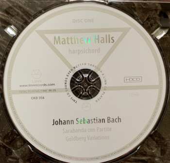 2CD Johann Sebastian Bach: Goldberg Variations • Sarabanda Con Partite • Aria Variata